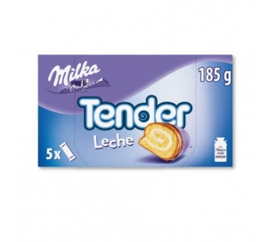 BIZCOCHO TENDER LECHE MILKA PACK 5X37 GRS.