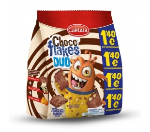 GALLETAS CHOCO FLAKES DUO CUÉTARA 120 GR.