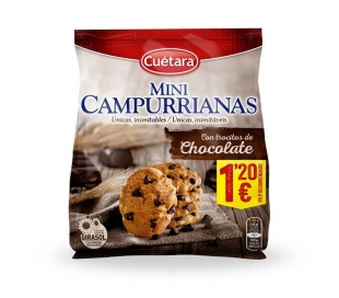 GALLETAS MINI CAMPURRIANAS CUÉTARA 122 GR.