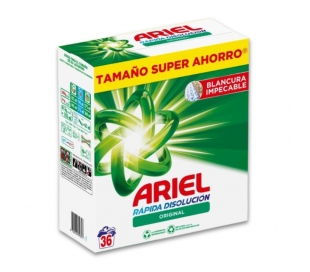 DETERGENTE POLVO ORIGINAL ARIEL 36 LAVADOS