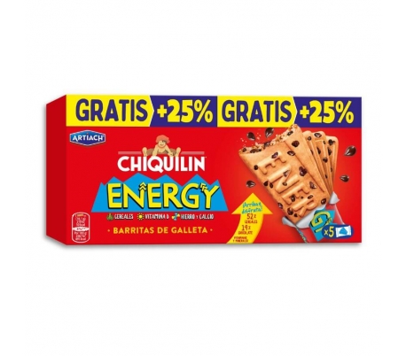 GALLETAS CHIQUILIN ENERGY ARTIACH 160+40GR.GRATIS