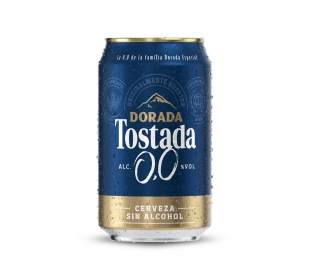 CERVEZA TOSTADA SIN ALCOHOL DORADA 33 CL.LATA