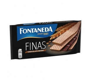 BARQUILLOS FINAS CHOCOLATE NEGRO FONTANEDA 92 GR.