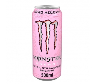 BEBIDA ENERGÉTICA ULTRA STRAWBERRY DREAMS MONSTER 500 ML.LATA
