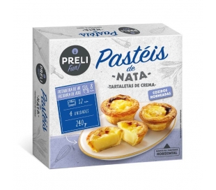 TARTALETAS DE CREMA PRELI FUN 240 GR.
