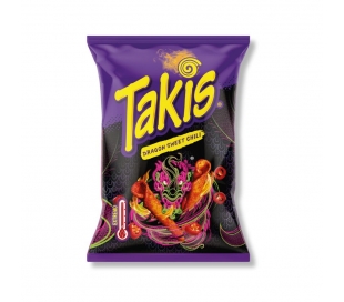 SNACKS DRAGON SWEET CHILLI TAKIS 130 GR.