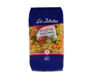 PASTA PAJARITAS CON VEGETALES LA ISLEÑA 500 GR.