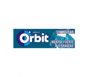 CHICLE MENTA FUERTE ORBIT 14 GRS.