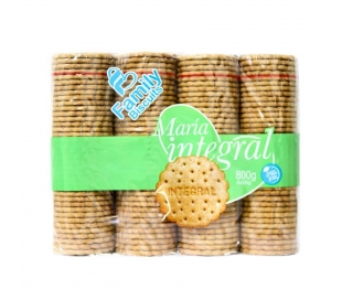 GALLETAS MARÍA INTEGRAL FAMILY BISCUITS PACK 4X200 GR.