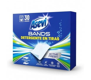 DETERGENTE TIRAS ACTIVE FRESH ASEVI 30 LAVADOS.