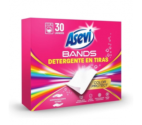 DETERGENTE TIRAS COLOR PROTECT ASEVI 30 LAVADOS