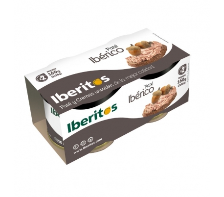 PATÉ IBÉRICO IBERITOS PACK 2X80 GR.