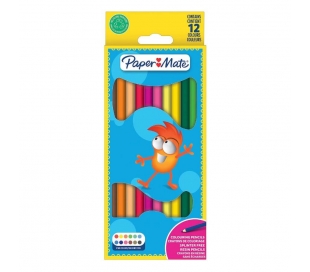 LAPICES PACK 12 COLORES PAPER MATE