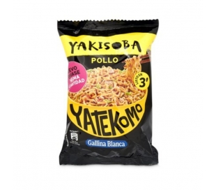 FIDEOS ORIENTALES POLLO YAKISOBA 93 GR.SOBRE