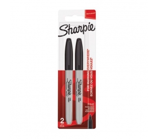 ROTULADOR PERMANENTE SHARPIE PUNTA FINA - PACK 2 UN.