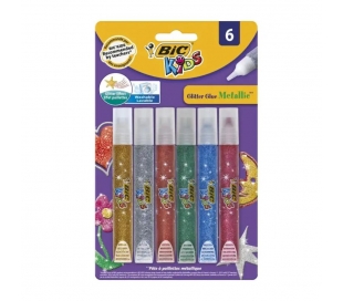 ROT.BIC KIDS GLITTER 6UN