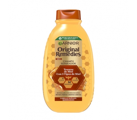 CHAMPÚ TESOROS DE MIEL ORIGINAL REMEDIES 400 ML.
