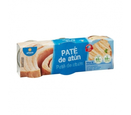 PATÉ DE ATÚN ALTEZA PACK 3X80 GR.