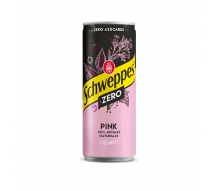 TONICA PINK ZERO SCHWEPPES 250 ML.LATA