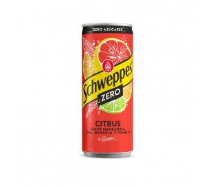 REFRESCO CITRUS ZERO SCHWEPPES 33 CL.LATA