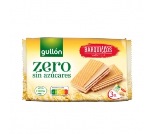 GALLETA BARQUILLO DE VAINILLA GULLÓN PACK 3X60 GR.