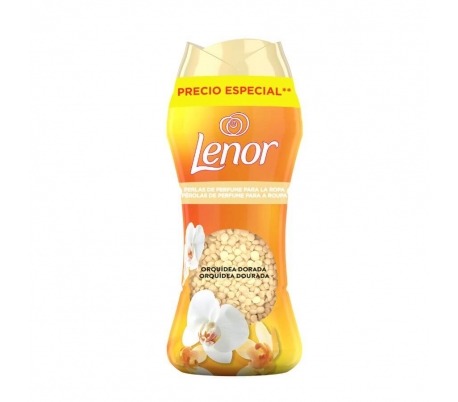 PERLAS PERFUME ORQUÍDEA DORADA LENOR 195 GR.