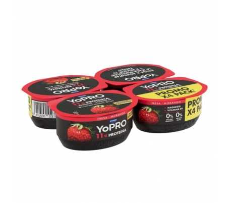 YOGUR FRESA YOPRO PACK 4X120 GR.