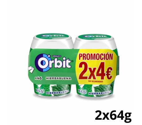 chicles-hierbabuena-orbit-pack-2x64-gr