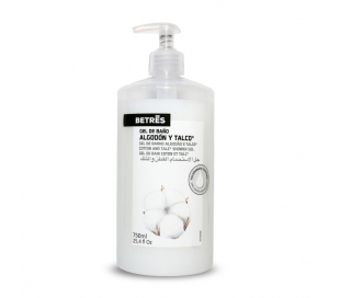 GEL BAÑO ALGODÓN Y TALCO BETRES 750 ML.