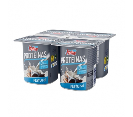 YOGUR NATURAL PROTEÍNA KALISE PACK 4X125 GR.