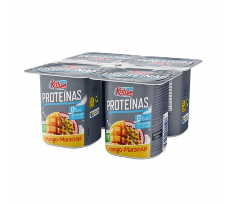YOGUR MANGO Y MARACUYÁ PROTEÍNAS KALISE PACK 4X125 GR.
