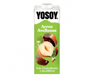 BEBIDA DE ARROZ CON AVELLANAS YOSOY 1 L.