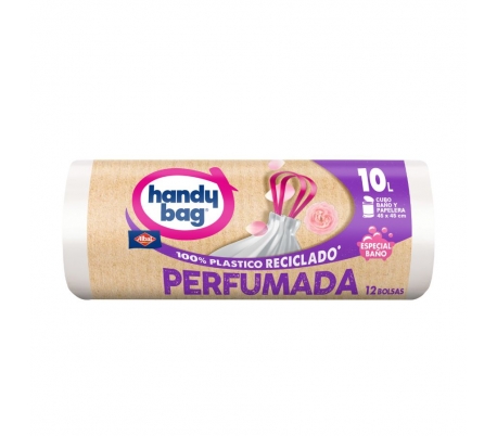 BOLSA BASURA BAÑO 10L. HANDY BAG 12 UN.