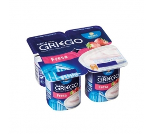 YOGUR GRIEGO FRESA ALTEZA PACK 4X125 GR.