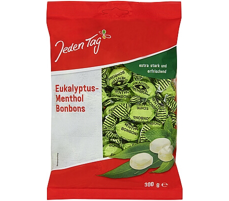 CARAMELOS EUCALIPTO JEDEN TAG 300 GR.