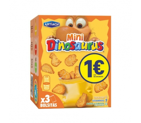 GALLETAS MINI DINOSAURUS ARTIACH 90 GR.