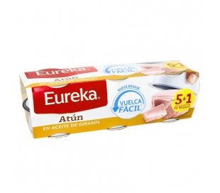 ATÚN ACEITE DE GIRASOL EUREKA PACK5+1 GRATIS