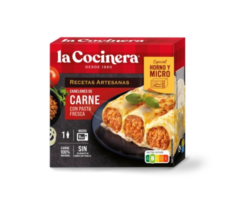 CANELONES DE CARNE LA COCINERA 280 GR.