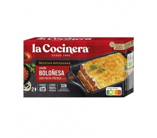 LASAÑA BOLOÑESA LA COCINERA 500 GR.