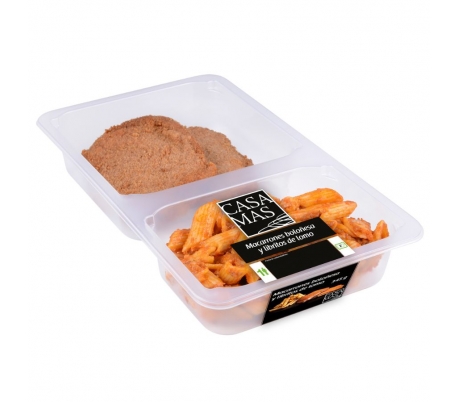 MENÚ MACARRONES BOLOÑESA+LOMO CASAMAS 345 GR.