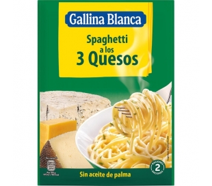 SPAGHETTI 3 QUESOS GALLINA BLANCA 175 GR.