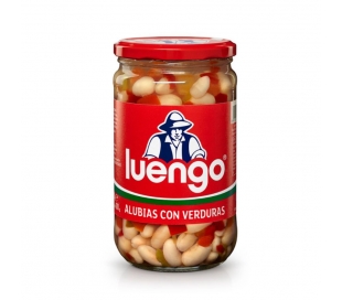 ALUBIAS CON VERDURAS LUENGO 400 GR.FRASCO