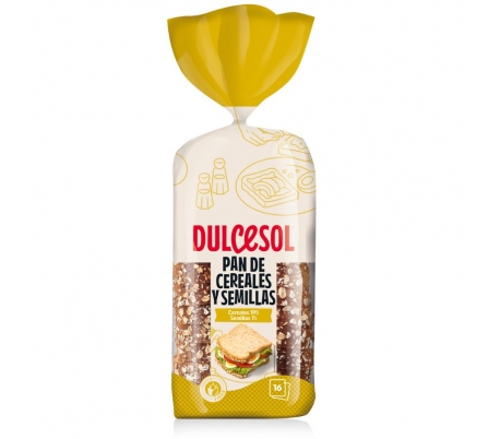 PAN MOLDE CEREALES Y SEMILLAS DULCESOL 675 GR.