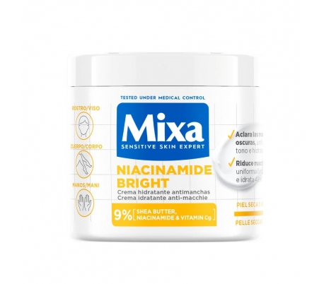 CREMA HIDRATANTE ANTIMANCHAS MIXA 400 ML.