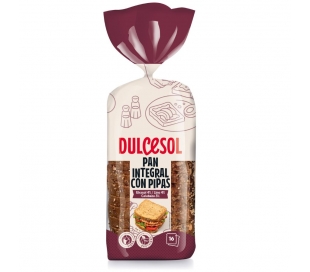 PAN MOLDE INTEGRAL CON PIPAS DULCESOL 675 GR.