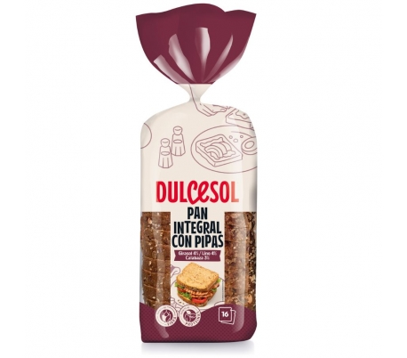 PAN MOLDE INTEGRAL CON PIPAS DULCESOL 675 GR.