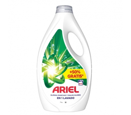DETERGENTE LIQUIDO ORIGINAL ARIEL 1.980 ML.28+16 DOSIS GRATIS