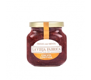MERMELADA FRESA Y MENTA LA VIEJA FABRICA 280 GR.