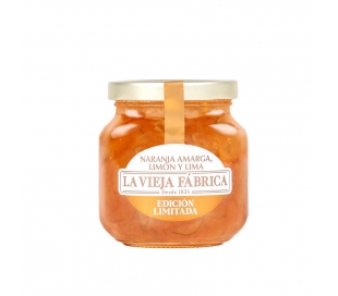 MERMELADA NARANJA AMARGA,LIMON Y LIMA LA VIEJA FABRICA 290 GR.