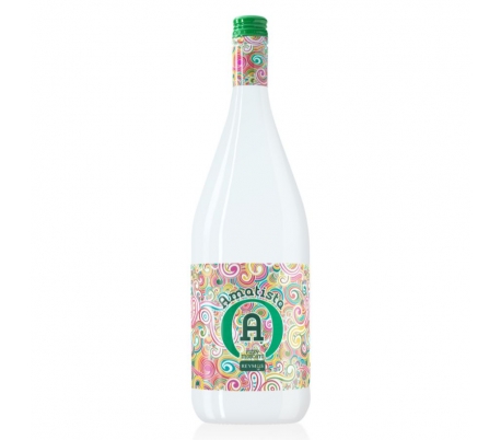 VINO BLANCO MOSCATO AMATISTA 1,5 L.